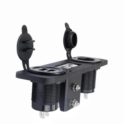 Anderson Plug Cigarette Socket Flush Mount Recessed Digital