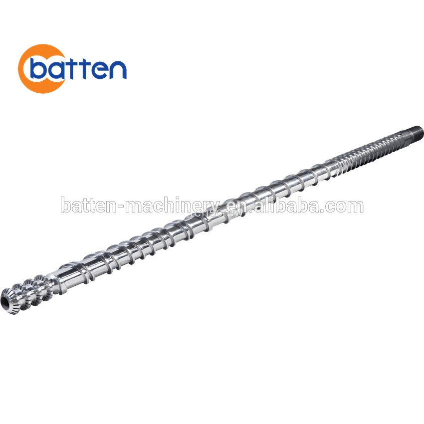 PP/PE Flankes Granulate адна пластыкавы экстрадэр шруба