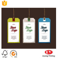 Custom Garment Paper Hang Tag Printing