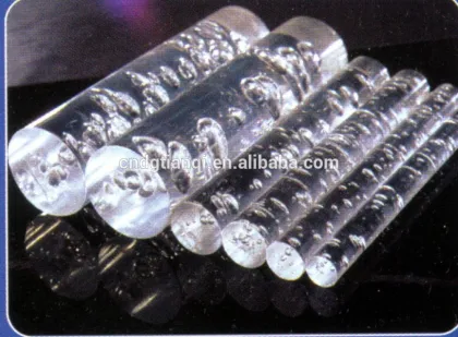 PMMA stick Acrylic Bubble Rod/Plexiglass Club
