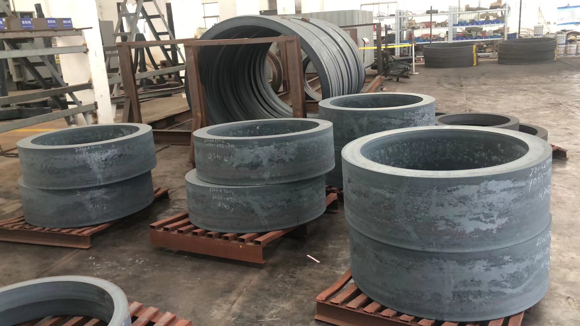 34CrNiMo Rough Machining Hot Rolled Forged steel Rings