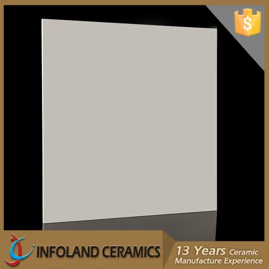 Infoland Ceramics Double Loading Full Body Porcelain White Tile Floor Ceramic Tile