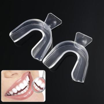 2PCS Silicone Teeth Whitening Trays Bleaching Molding Trays Oral Care Gel Mouthguard Tray Guard Care Oral Hygiene dropshipping