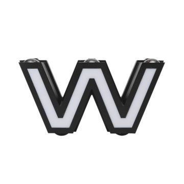 DIY Number Letter Wall Lamp: Indoor/Outdoor Waterproof LED Wall Light Aluminum Digital LED Wall Light