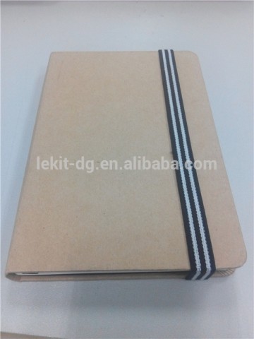 A5 plain kraft recycle paper notebook