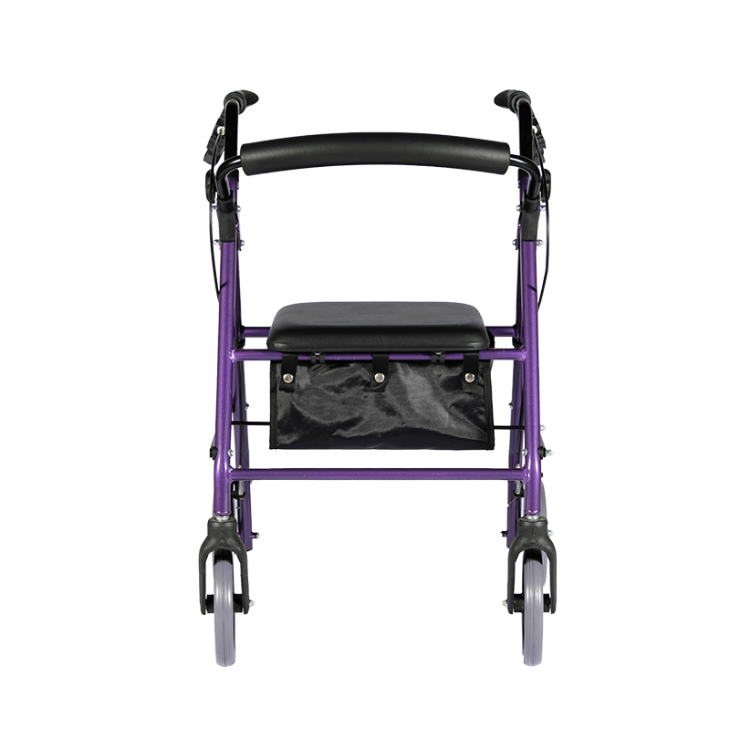 Oscar Rollator Walker Helfer -Einkaufswagen mit schwarzem Sitz