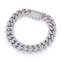 Premium Lab Diamond 8MM Cuban Link ကွင်းဆက်ကွင်းဆက်