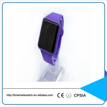 2016 new style Rubber led touch screen digital watch silicone bracelet watches