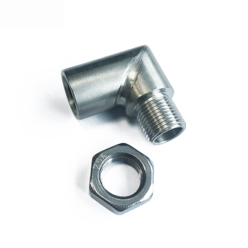 Short 90 degree oxygen sensor connector