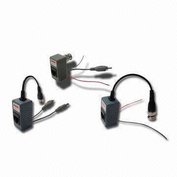 Video Balun with 300m Transmitting Distance, Supports RJ45 UTP Port
