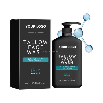 Cleanser per il viso da uomo a margine privato: controllo dell'olio, rimozione dell'acne, pulizia dei punti neri e miglioramento del bagliore