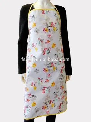 PVC with non-woven Apron/ easy clean & waterproof home kitchen apron