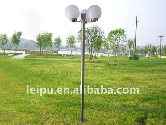 E27 3 ball E27 sockets stainless steel outdoor landscape post light&stree light