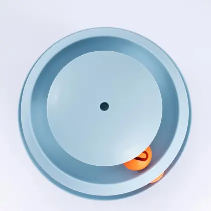 Turnable Cat Toy with Moving Balls