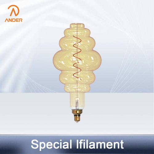 Lâmpada de filamento decorativo com formato de lanterna retrô