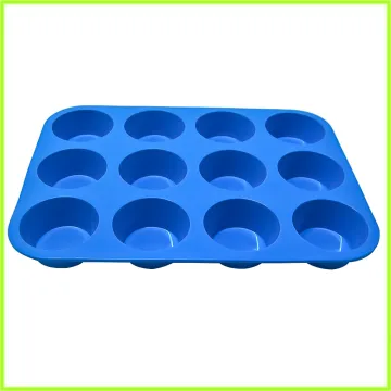 Food Grade BPA-Free 12-Cup Silicone Muffin Pan