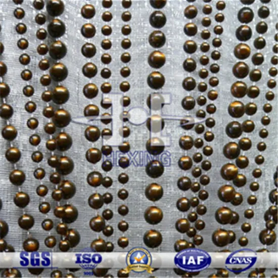 Bronze Metal Bead Curtain