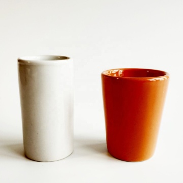 Customized Logo White Wine Cups 30ml/60ml Ceramic Mini Cups