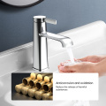 Classic waterfall spout basin mixer