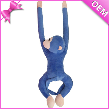 Funny Plush Monkey Long Arm Hanging Monkey Soft Toy with Magic Tape