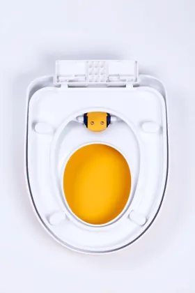 Orange color PP plastic Toilet cover seat