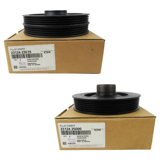 Original Quality Crankshaft Pulley for Kia and Hyundai Vehicles: Compatibility with Models 2312423515, 23124-23515, 23124-23510, 23124-25000, 2312425000