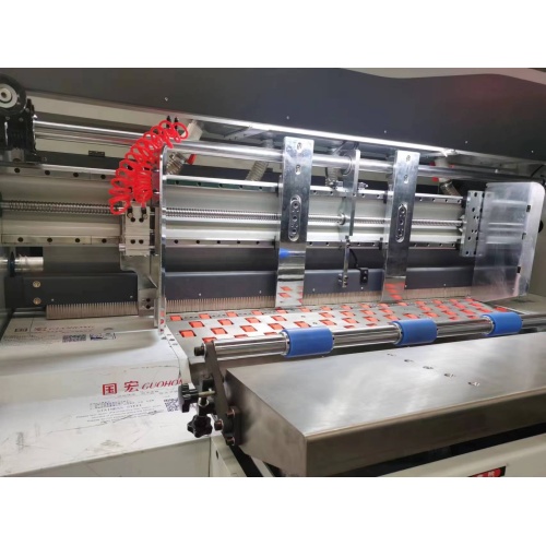 three color printing slotting machine