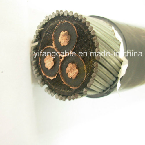 33kv XLPE/Swa/PVC Power Cable 3c240mm2 N2xsy Cable