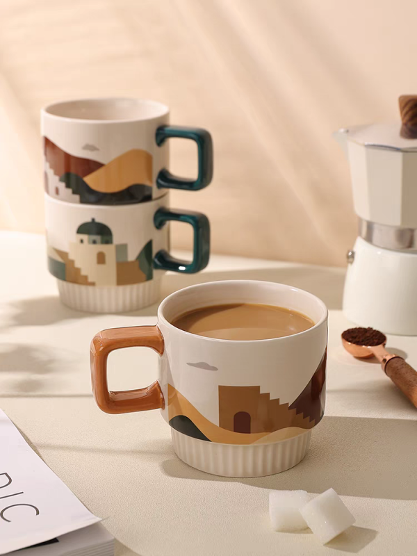 Scenery - Inspired Ceramic Mugs Set