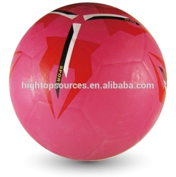 size 3 smooth surface rubber football / mini soft rubber ball for children