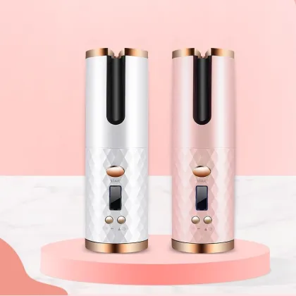 Cordless Mini Curly Hair Stick Fully Auto Rotating Hair Curler