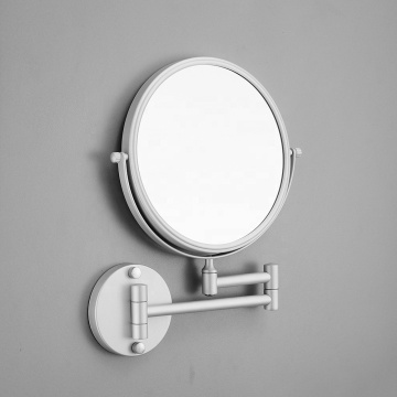 Wall-Hanging Foldable Rotating Magnifying Makeup Mirror - Bathroom Friendly