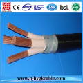 Alambre de cable blindado de cobre de baja tensión de 4 núcleos 120mm