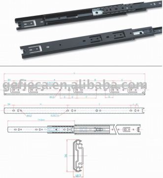 furniture hardware extension ball bearing slide