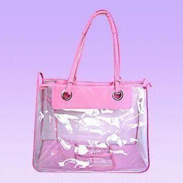 Transparent PVC Tote Bag Sized 44 x 19 x 32cm