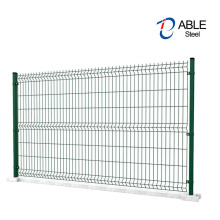 3D Building Curved Welded Wire Mesh Fence Panel