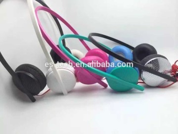 OEM Flat cable headphone many color for choosing