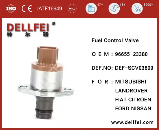 COMMON RAIL SUCTION CONTROL VALVE (SCV)96655-23380 for CITROEN,FIAT,FORD,LANDROVER,MITSUBISHI,NISSAN
