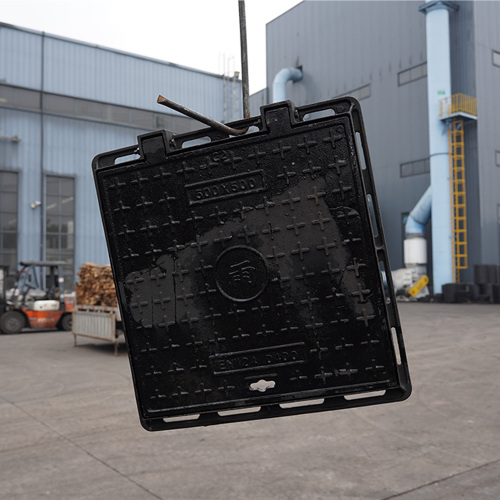 Nắp giếng vuông sắt dẻo 500x500