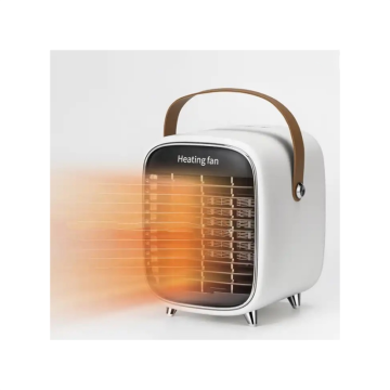 Portable Mini Electric Heater: Space-Saving PTC Fan Heater for Personal Use
