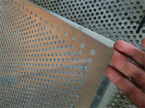 Multiple passes Perforated Metal Mesh