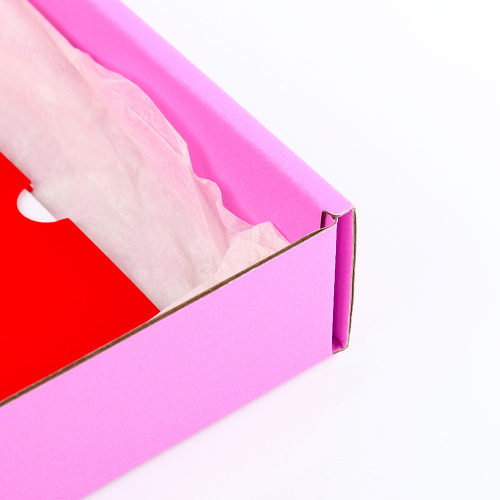 Printed Shipping Boxes Printed Pink Corrugated Shipping Mailer Boxes Factory