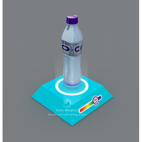 Mineral Water bottle levitation display