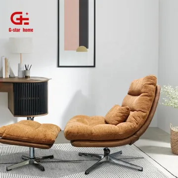 Modern Fabric Swivel Lounge Chair for Living Room