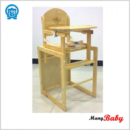 2015 new baby wooden chair, adjustable baby Dining Chair,wooden baby high chair,portable baby chair,baby feeding chair factory