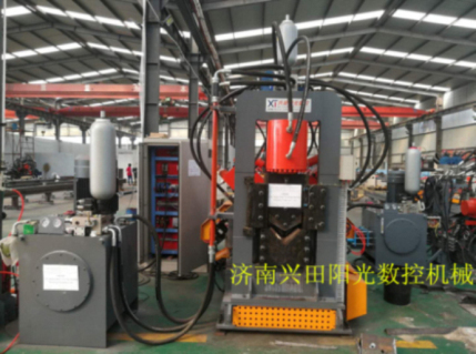 shearing machine for angle steel tower