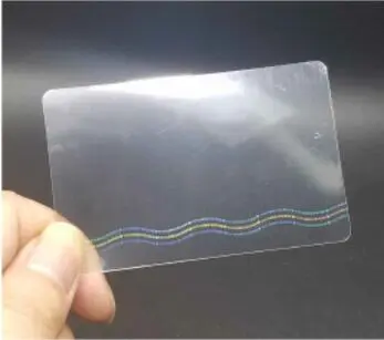 2017 Nice Plastic Printed Pvc Hologram Card