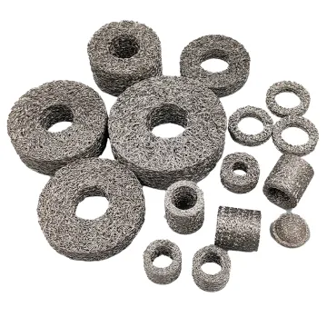 Compressed gas liquid knitted wire mesh Brass compressed knitted wire mesh Compressed knitted wire mesh pad