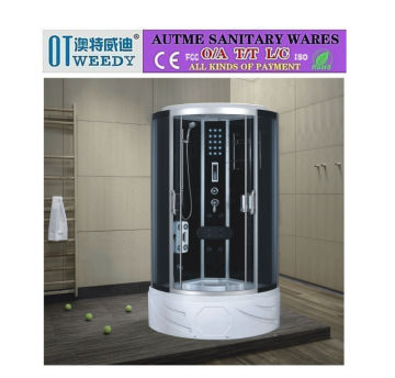 luxury shower room&popular shower cabin&tempered glass shower enlosure