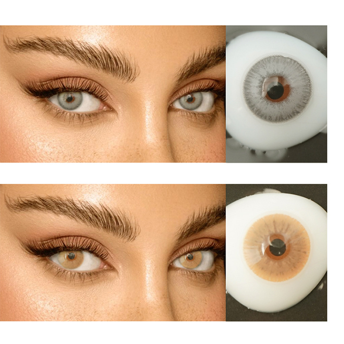 Premium color contact lenses are 14mm in diameter